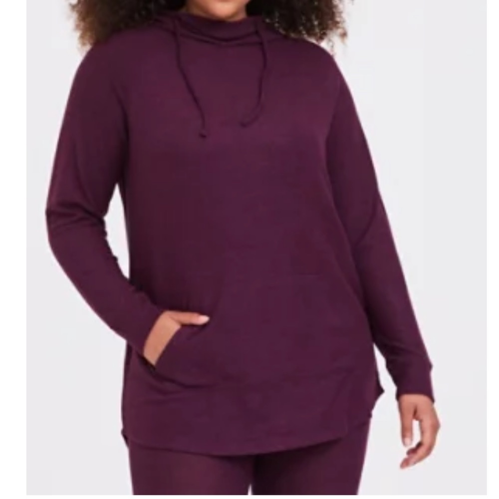 Torrid size 4 purple hoodie